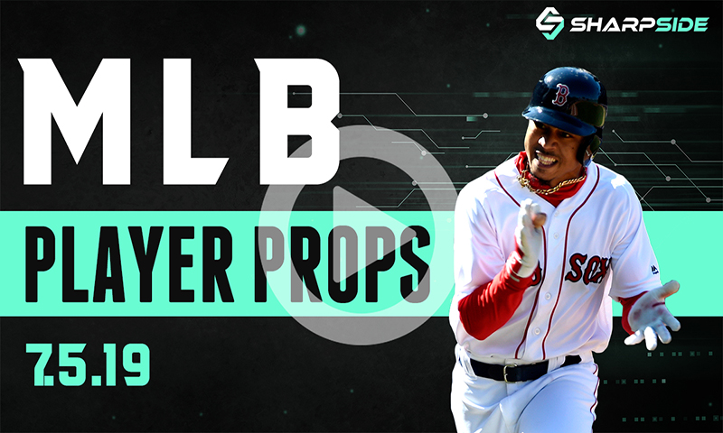 Top Props - MLB Sports Betting Player Props | Free Picks 7/5/19