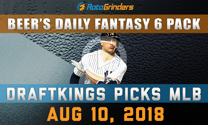 MLB Six-Pack: Friday, August 10th