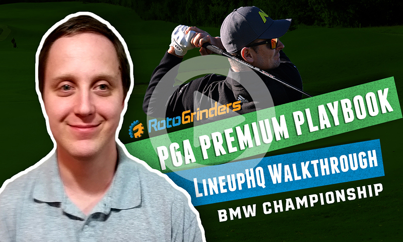 PGA LineupHQ Walkthrough: 2019 BMW Championship