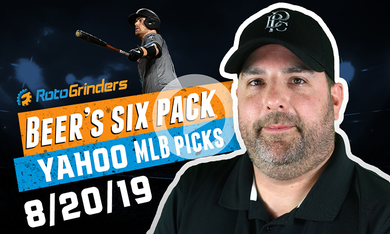 Yahoo MLB Six-Pack: Tuesday, August 20th