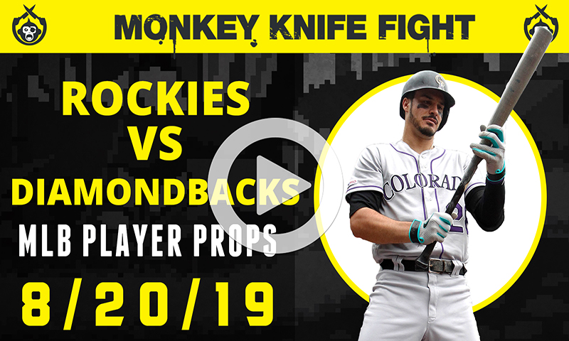 MLB Player Props - Monkey Knife Fight: Tuesday, August 20th