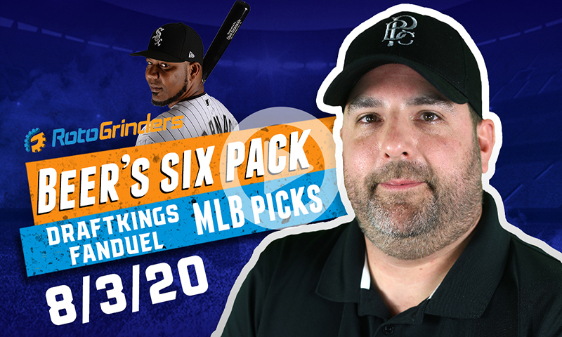 DraftKings and FanDuel MLB Six-Pack: Monday, August 3rd