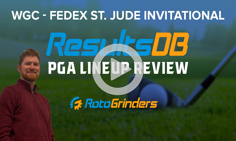 PGA DraftKings DFS Picks and Review - WGC-FedEx St. Jude Invitational