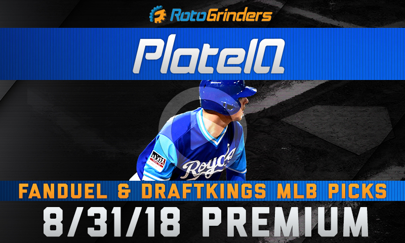 FanDuel & DraftKings PlateIQ: Friday, August 31st