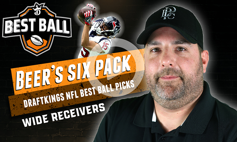 DraftKings NFL Best Ball Six-Pack: Wide Receiver Targets