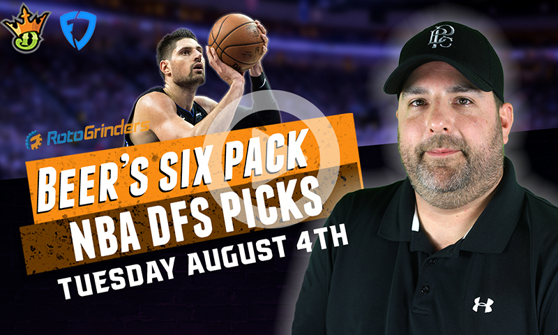 DraftKings and FanDuel NBA Six-Pack: Tuesday, Aug 4th
