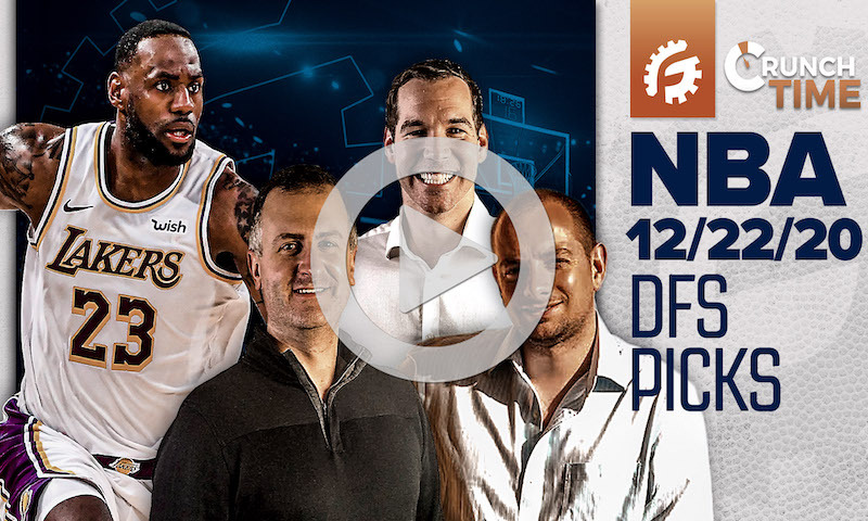 NBA Opening Night FanDuel & DraftKings DFS 12/22/20 - Crunch Time: RotoGrinders