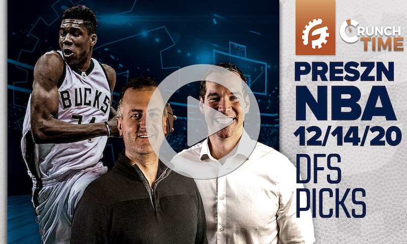 NBA Pre-Season FanDuel & DraftKings DFS 12/14/20 - Crunch Time: RotoGrinders