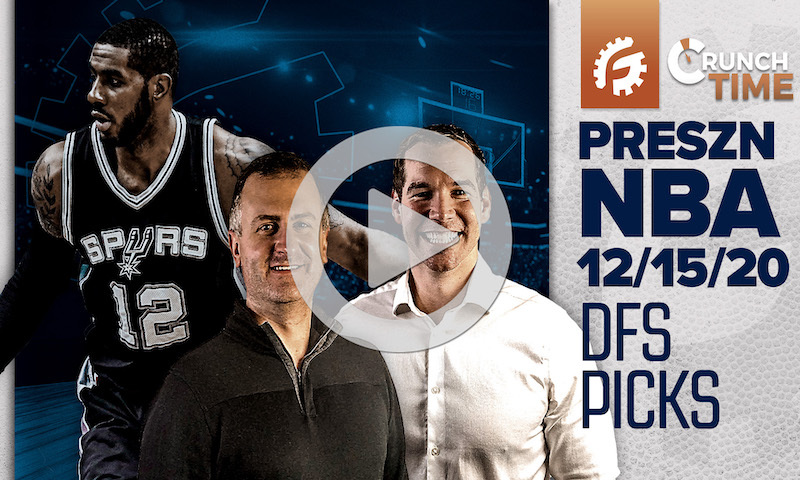 NBA Pre-Season FanDuel & DraftKings DFS 12/15/20 - Crunch Time: RotoGrinders