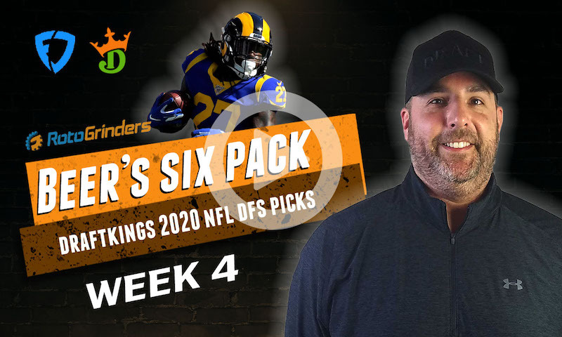DraftKings and FanDuel NFL Six-Pack: Week 4