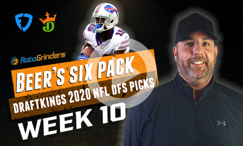 DraftKings and FanDuel NFL Six-Pack: Week 10