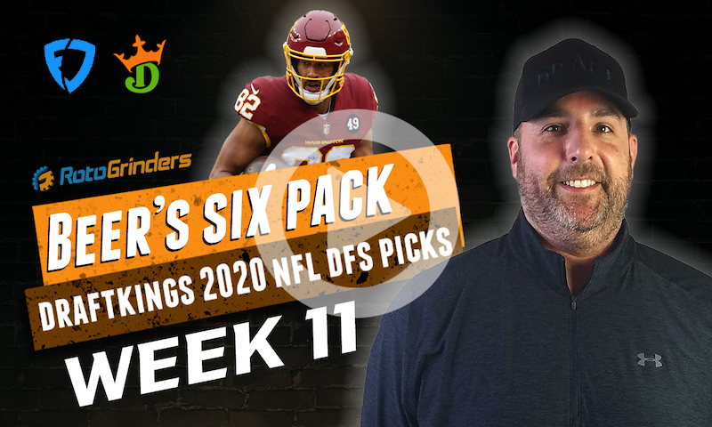 DraftKings and FanDuel NFL Six-Pack: Week 11