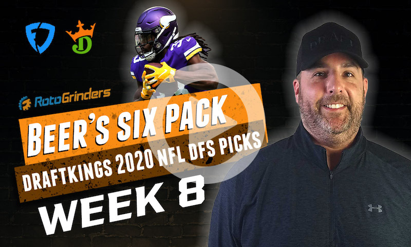 DraftKings and FanDuel NFL Six-Pack: Week 8