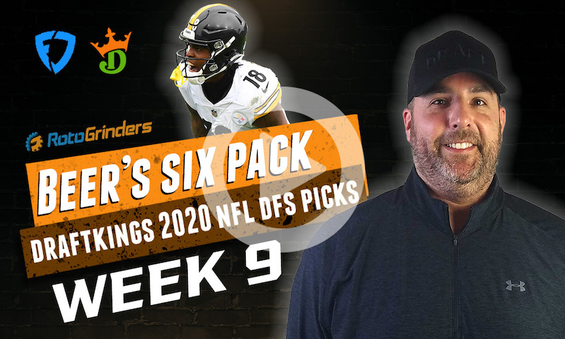 DraftKings and FanDuel NFL Six-Pack: Week 9