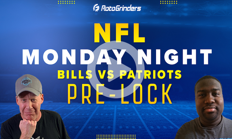 Bills vs Patriots | Monday Night Showdown NFL Week 16: RotoGrinders