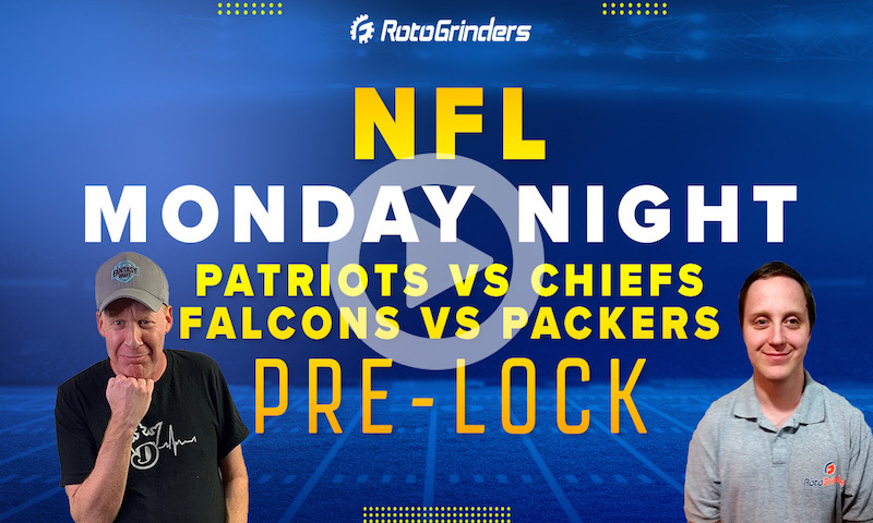 Patriots vs Chiefs / Falcons vs Packers Showdown | 2020 NFL Week 4 Monday Night NFL Live DFS Picks