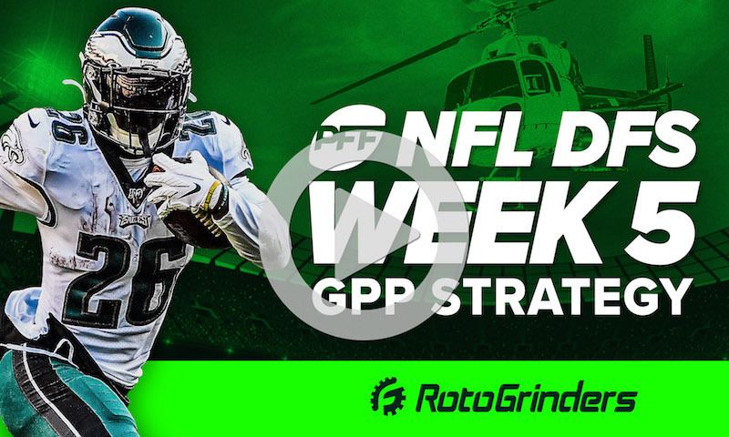 DraftKings NFL DFS Week 5 GPP Strategy: Pro Football Focus - RotoGrinders