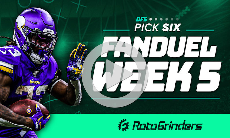 Pick 6 - FanDuel NFL Week 5 Picks and Strategy