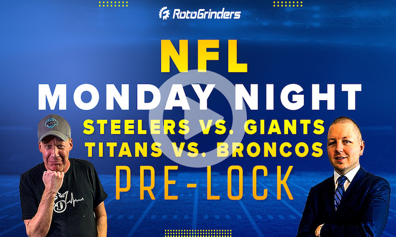 2020 NFL Week 1 Monday Night Football Live Picks & Analysis | Steelers vs Giants & Titans vs Broncos