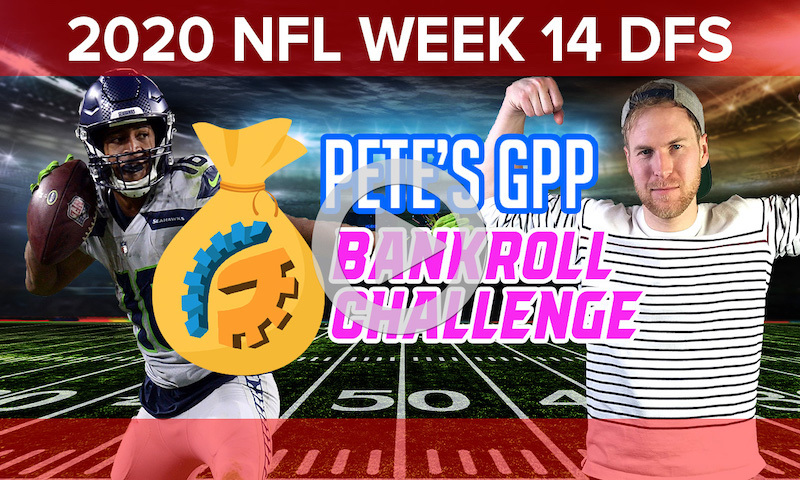Bankroll Challenge Build Show - DraftKings NFL Week 14 Single Entry Strategy w/ Colin Drew
