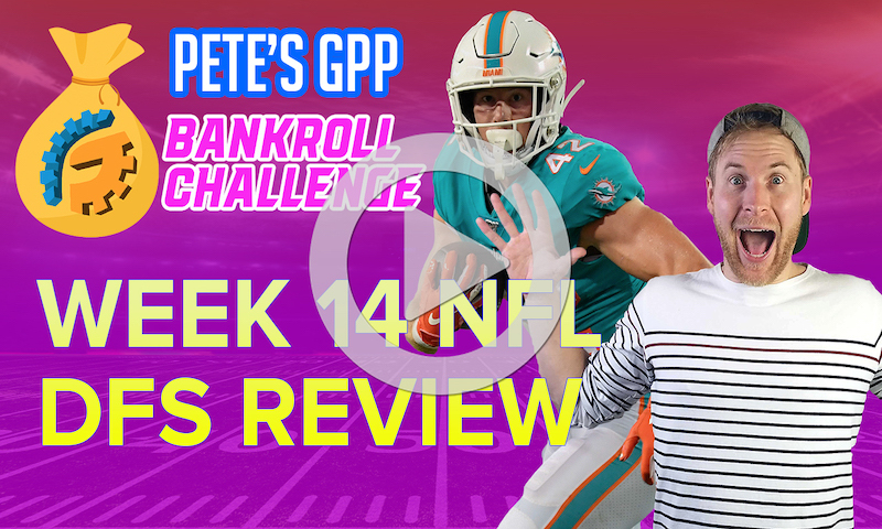 Bankroll Challenge - DraftKings NFL Week 14 Lineup Review