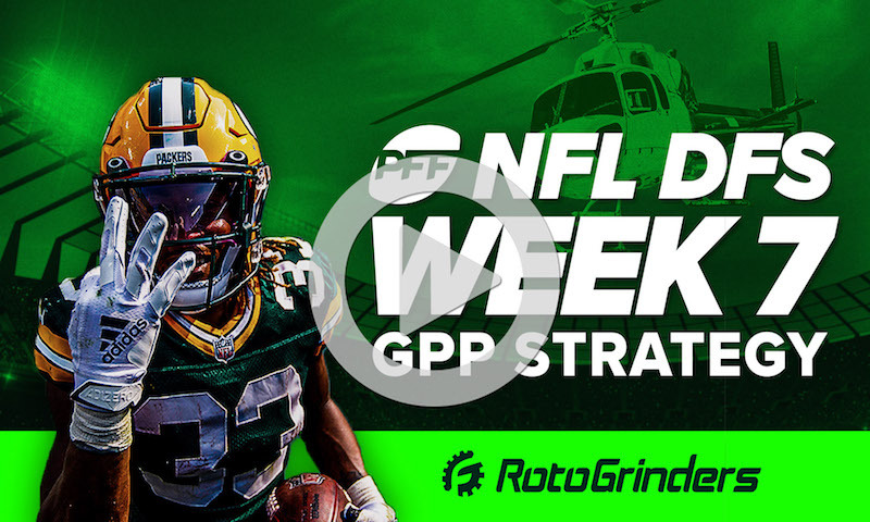 DraftKings NFL DFS Week 7 GPP Strategy: Pro Football Focus - RotoGrinders
