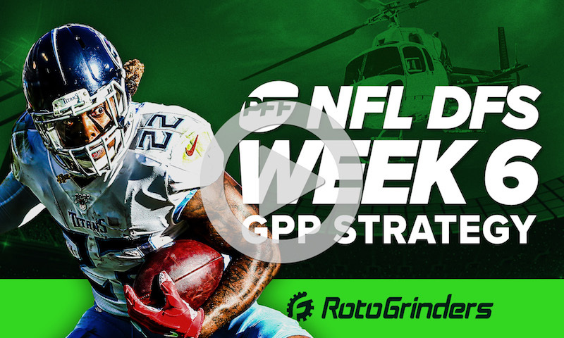 DraftKings NFL DFS Week 6 GPP Strategy: Pro Football Focus - RotoGrinders