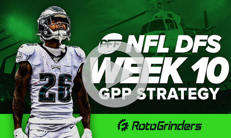 DraftKings NFL DFS Week 10 GPP Strategy: Pro Football Focus - RotoGrinders
