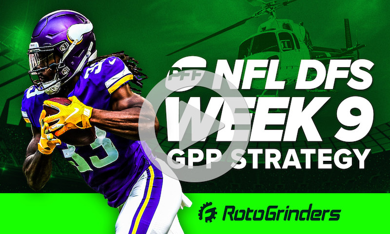 DraftKings NFL DFS Week 9 GPP Strategy: Pro Football Focus - RotoGrinders