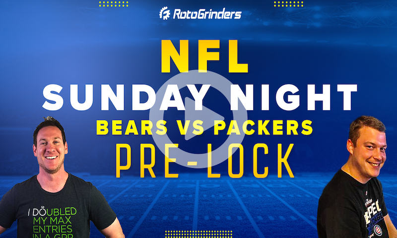 Bears vs Packers | Sunday Night Showdown NFL Week 12 DFS Picks - RotoGrinders