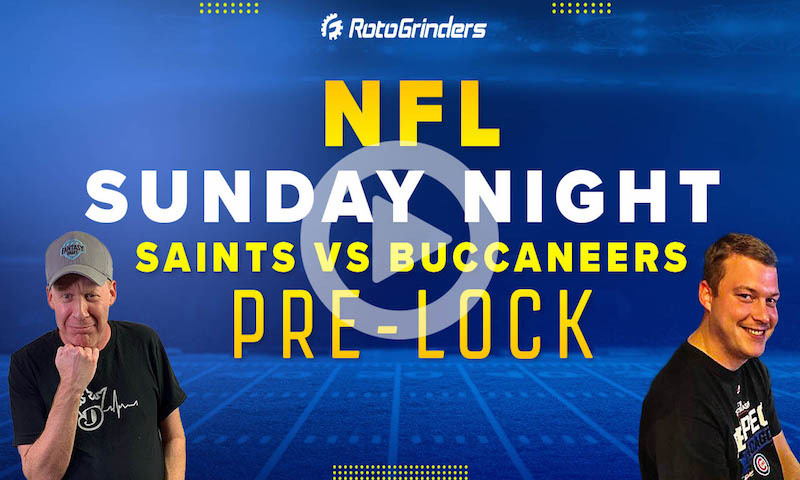 Saints vs Buccaneers | Sunday Night Showdown NFL Week 9 DFS Picks - RotoGrinders
