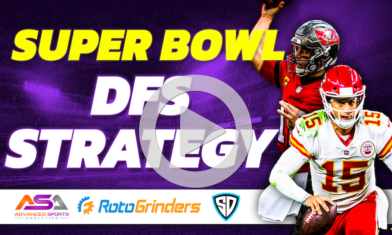 NFL DFS Super Bowl Strategy - DraftKings FanDuel and SuperDraft: Advanced Sports Analytics