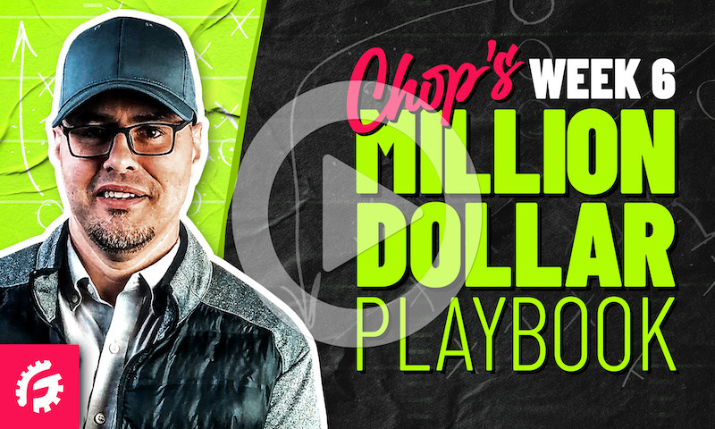 HeadChopper's Premium $1M Playbook: NFL Week 6