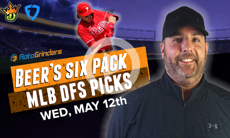 DraftKings and FanDuel MLB Six-Pack: 5/12/21