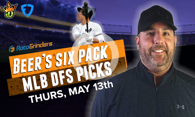 DraftKings and FanDuel MLB Six-Pack: 5/13/21