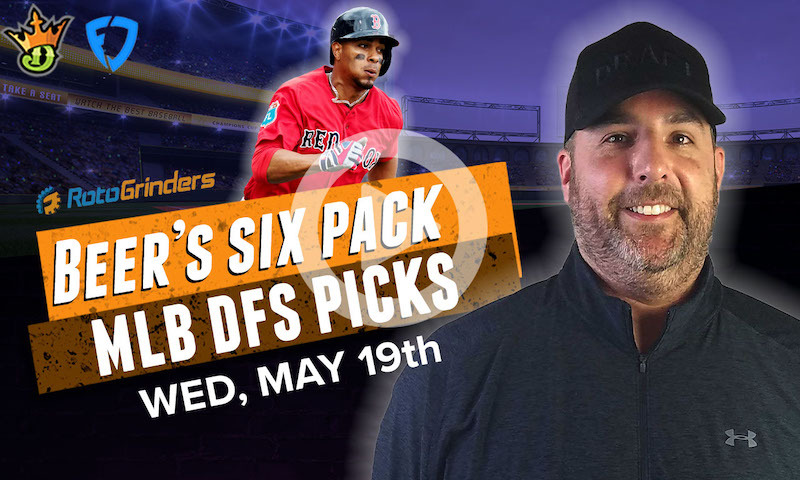 DraftKings and FanDuel MLB Six-Pack: 5/19/21