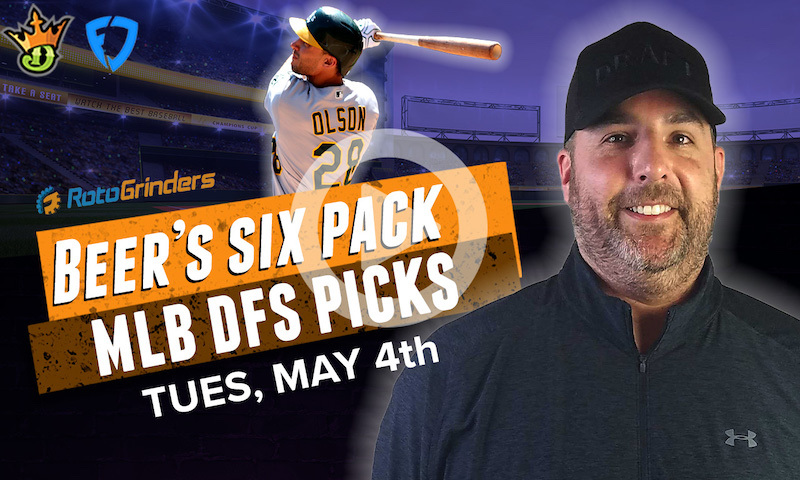 DraftKings and FanDuel MLB Six-Pack: 5/4/21