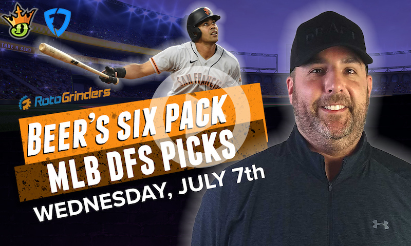 DraftKings and FanDuel MLB Six-Pack: 7/7/21