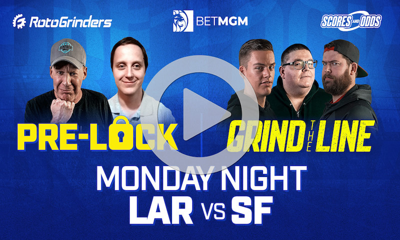 NFL Week 10 Monday Night Football Pre-Lock & Live Betting Show: LAR vs SF