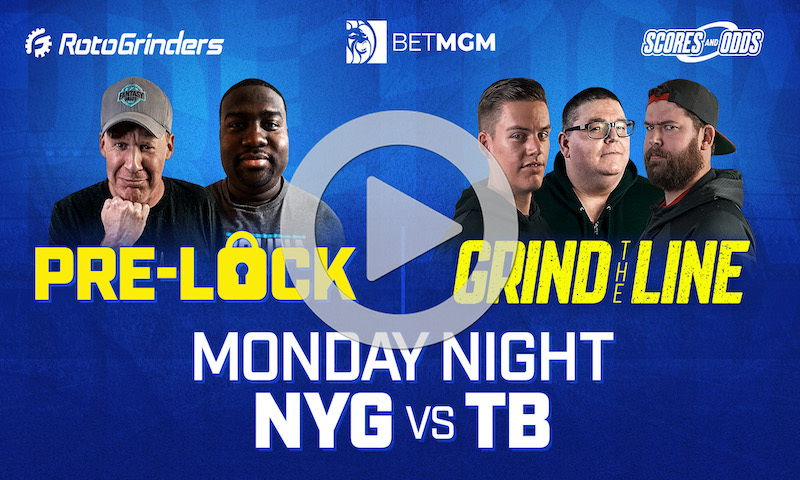 NFL Week 11 Monday Night Football Pre-Lock & Live Betting Show: NYG vs TB