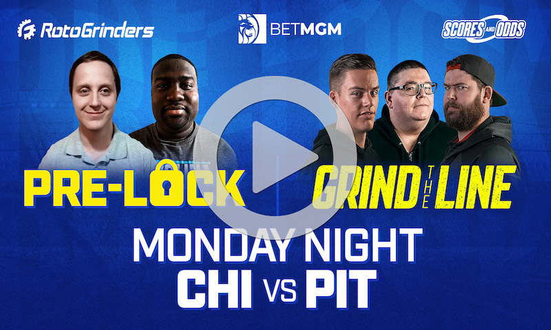NFL Week 9 Monday Night Football Pre-Lock & Live Betting Show: CHI vs PIT