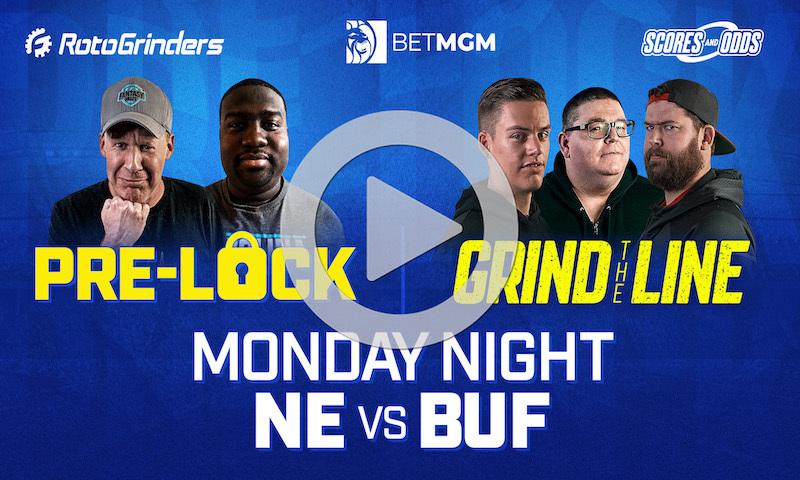 NFL Week 13 Monday Night Football Pre-Lock & Live Betting Show: NE vs BUF
