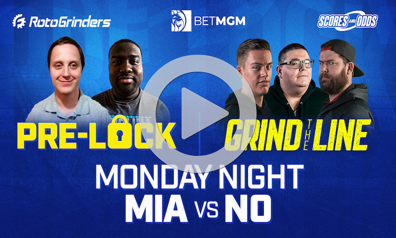 NFL Week 16 Monday Night Football Pre-Lock & Live Betting Show: MIA vs NO