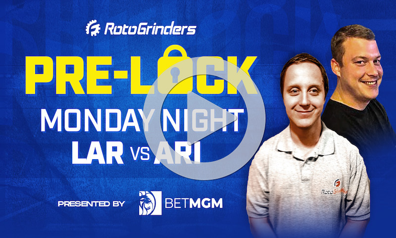 NFL Week 14 Monday Night Football Pre-Lock Show: LAR vs ARI