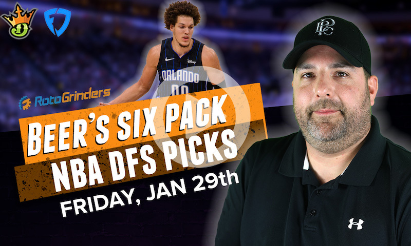 DraftKings and FanDuel NBA Six-Pack: Friday, January 29th