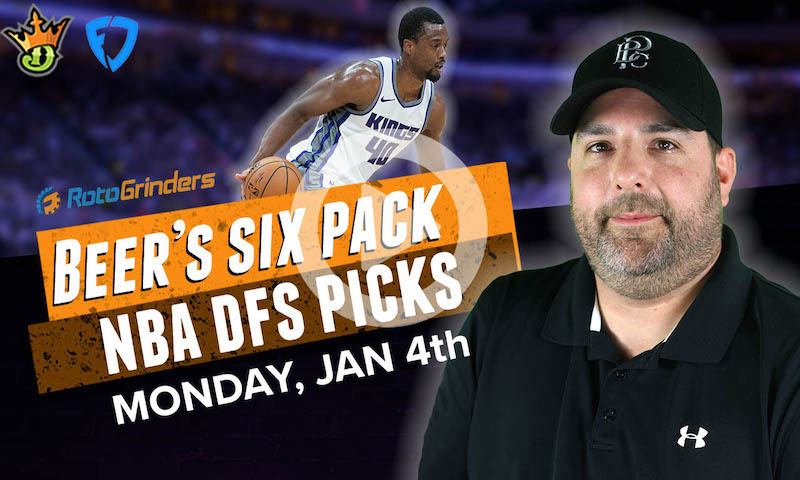 DraftKings and FanDuel NBA Six-Pack: Monday, January 4th