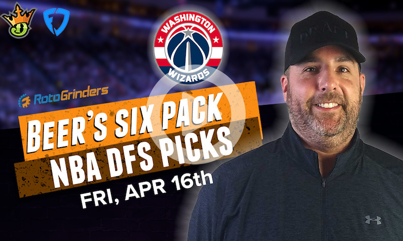 DraftKings and FanDuel NBA Six-Pack: 4/16/21