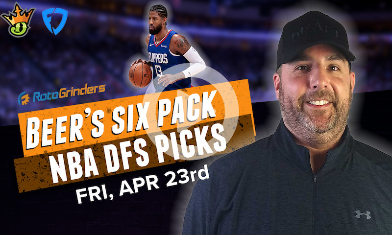 DraftKings and FanDuel NBA Six-Pack: 4/23/21