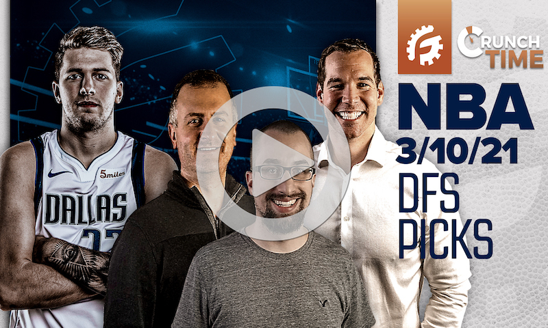 NBA FanDuel & DraftKings DFS 3/10/21 - Crunch Time