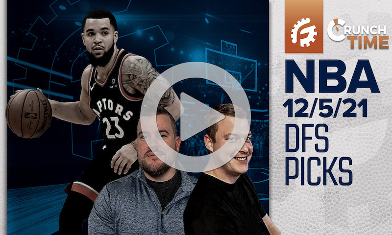 NBA Crunch Time - DFS Pre-Lock Show: 12/5/21